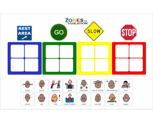 Zones Of Regulation Cut And Paste