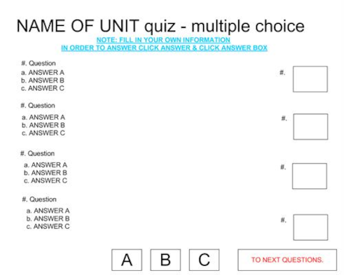 Multiple Choice Questions Template from resizer.boardmakeronline.com