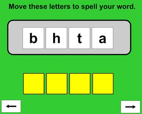 a word using these letters