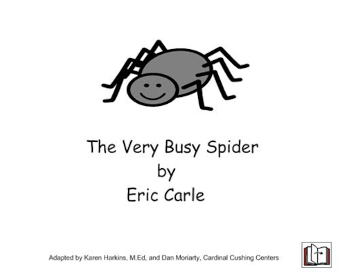 the very busy spider adapted book and worksheet