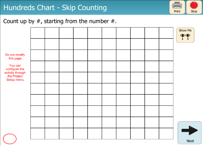 Counting By 2 S Chart